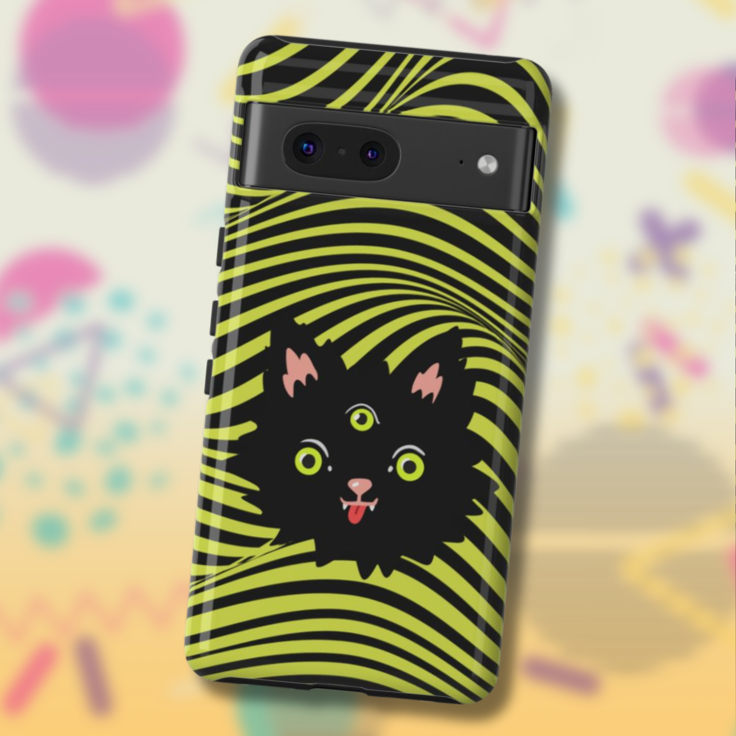 Trippy Cat Phone Case