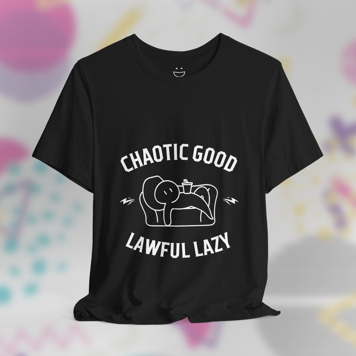 Chaotic Good Lawful Lazy Tee