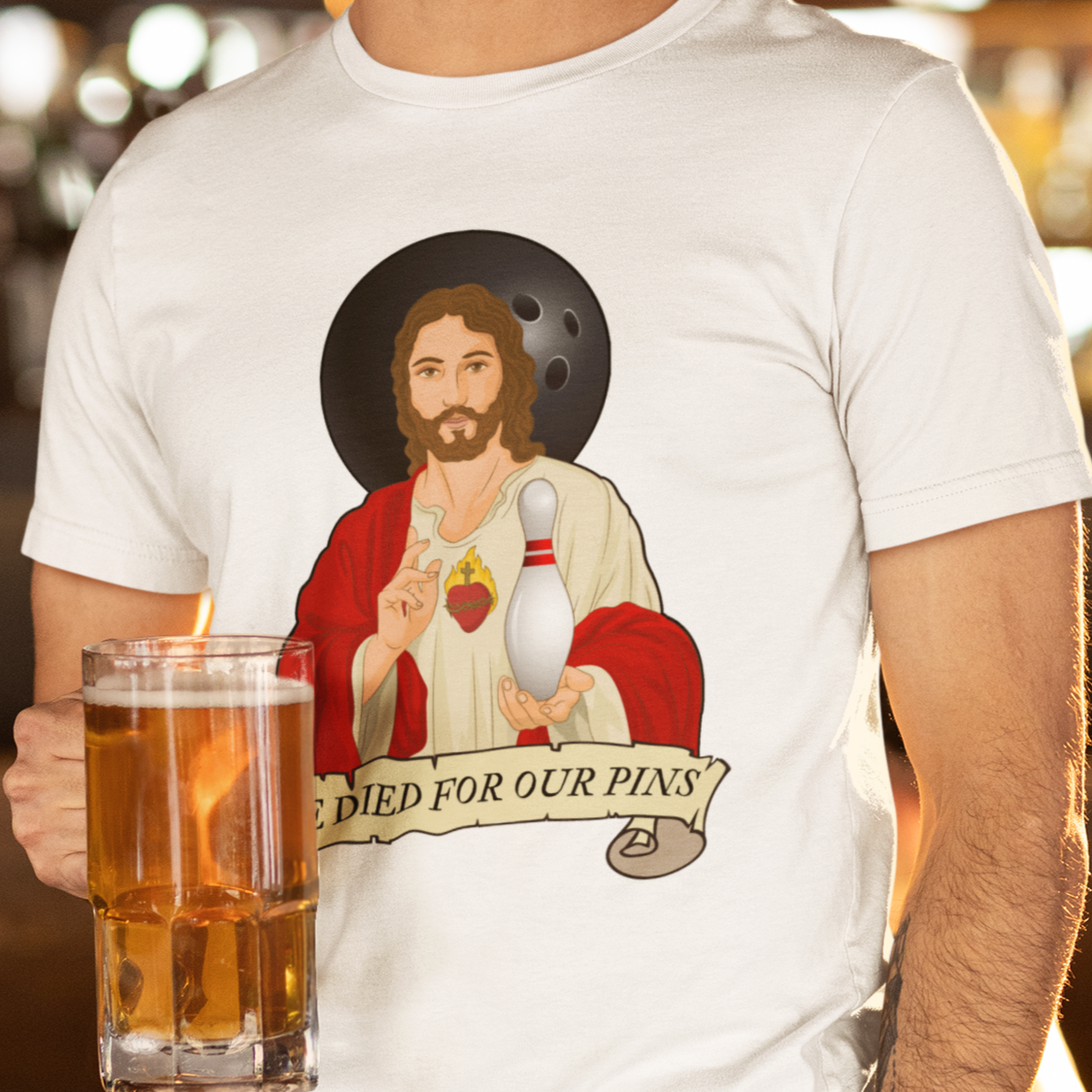 He Died For Our Pins Tee