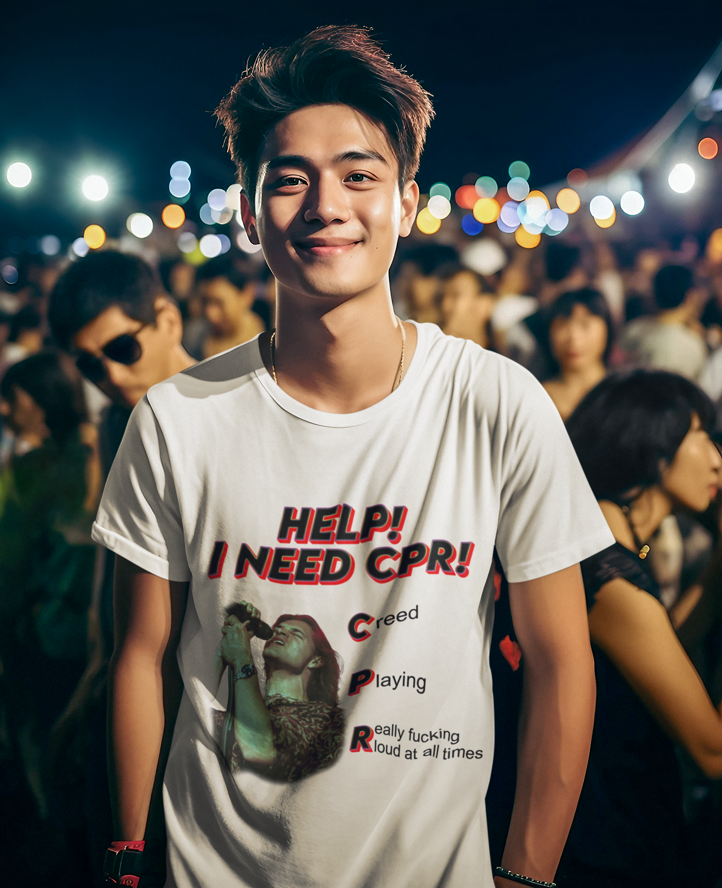 Help I Need CPR Creed Tee