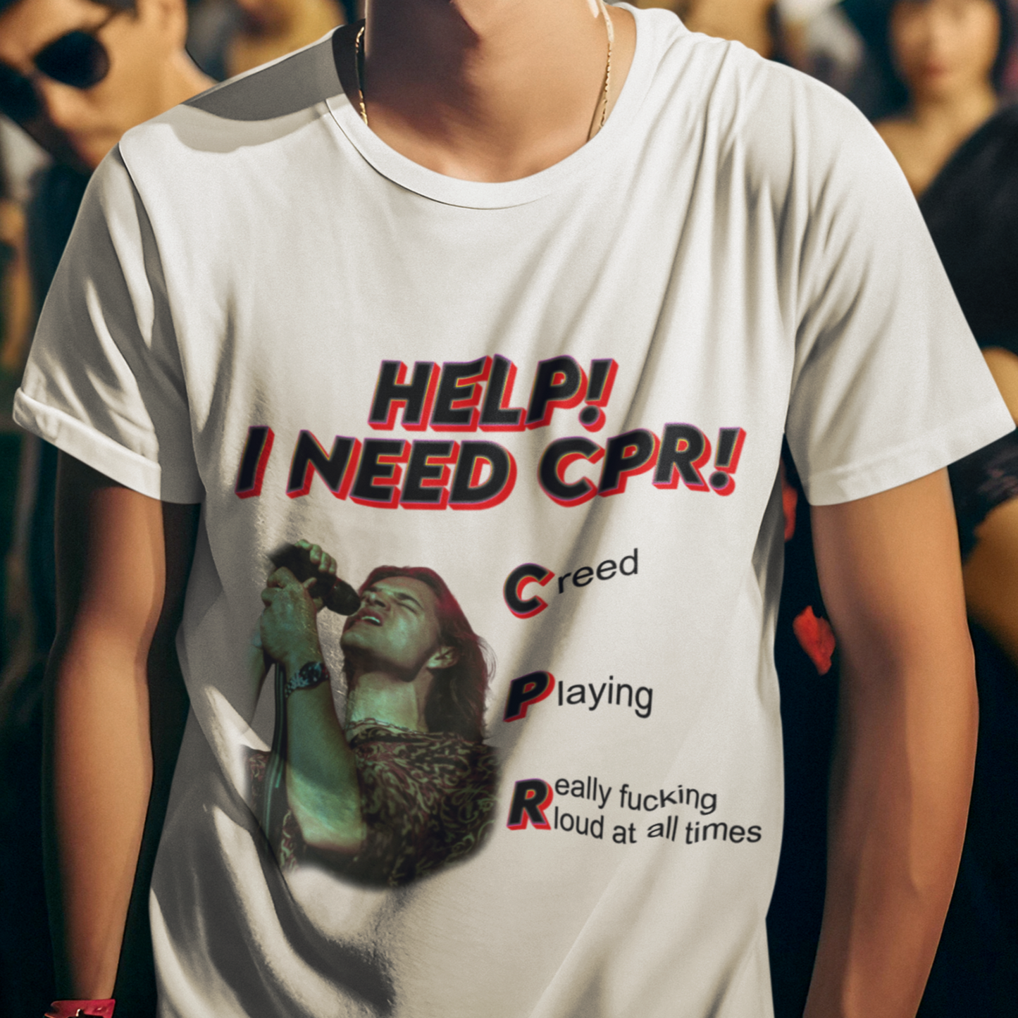 Help I Need CPR Creed Tee