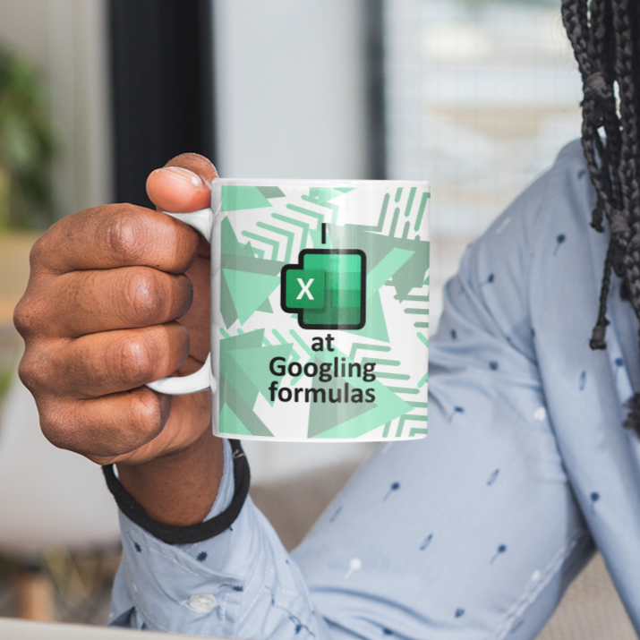 I Excel at Googling Formulas Mug