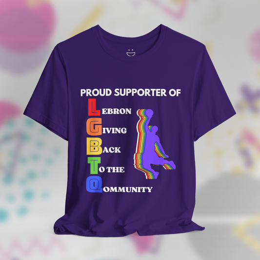 Lebron Giving Back To the Qommunity Tee