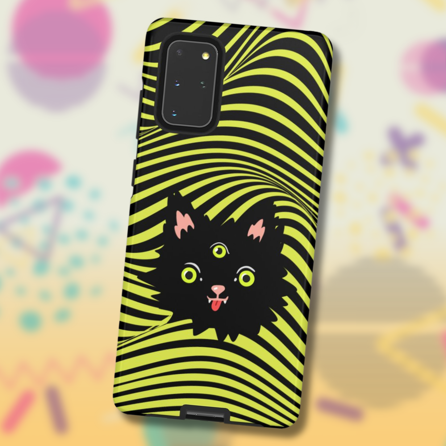 Trippy Cat Phone Case