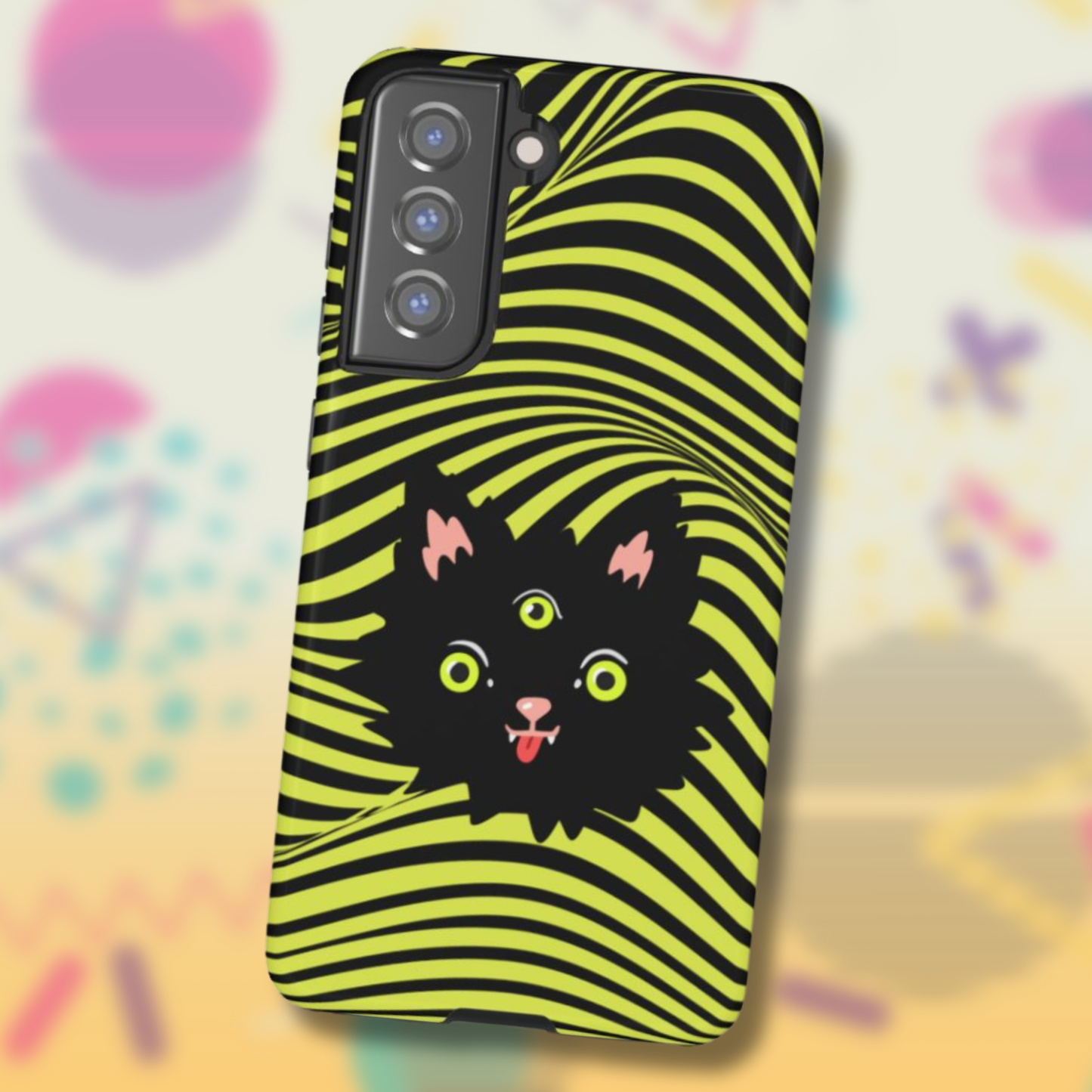 Trippy Cat Phone Case