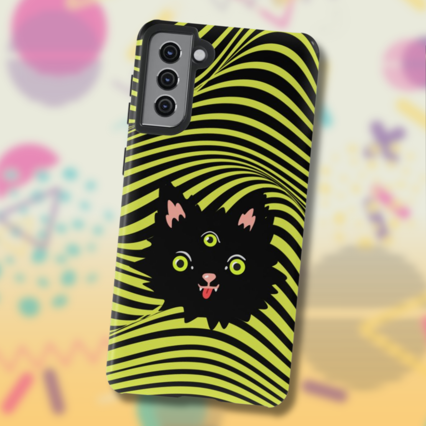 Trippy Cat Phone Case