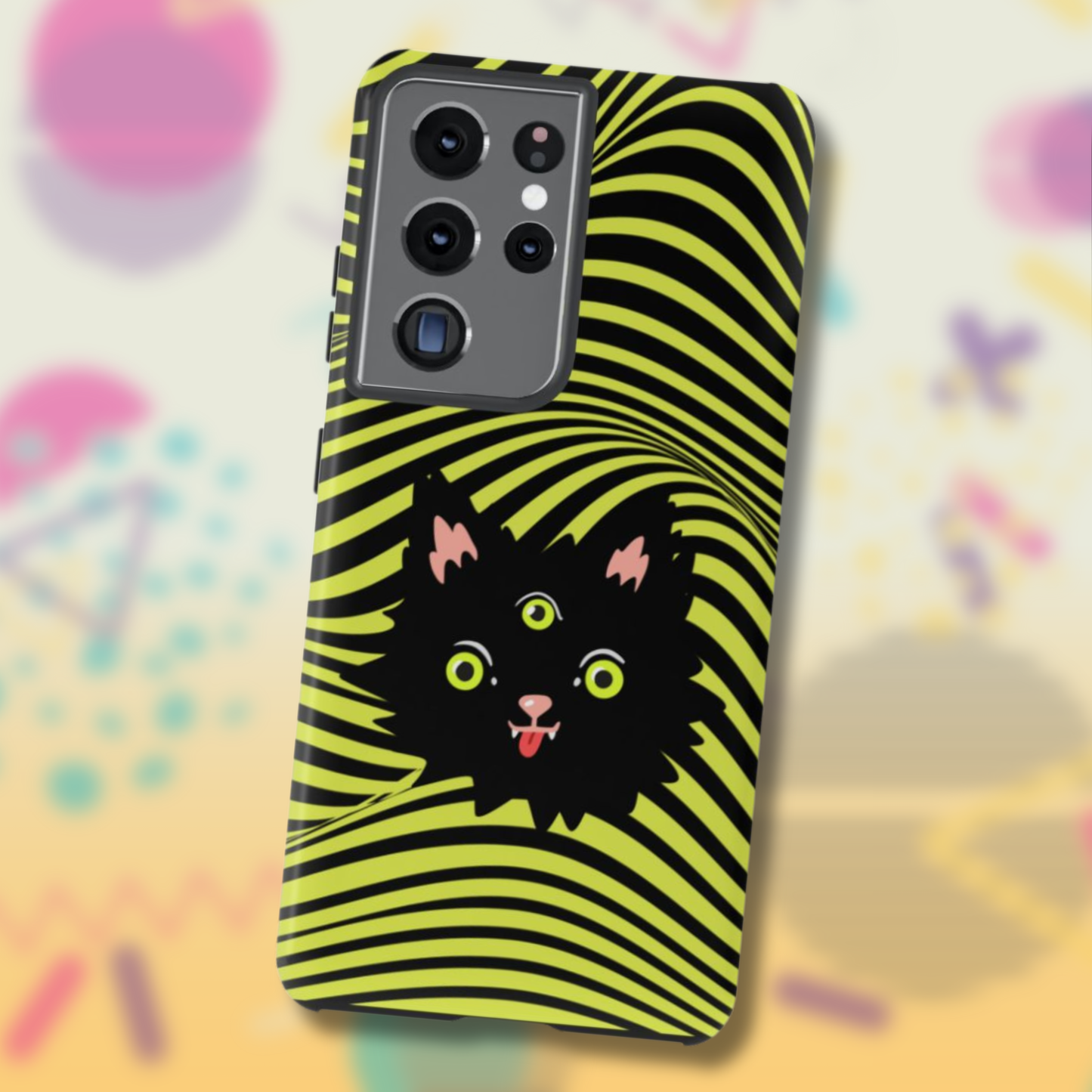 Trippy Cat Phone Case