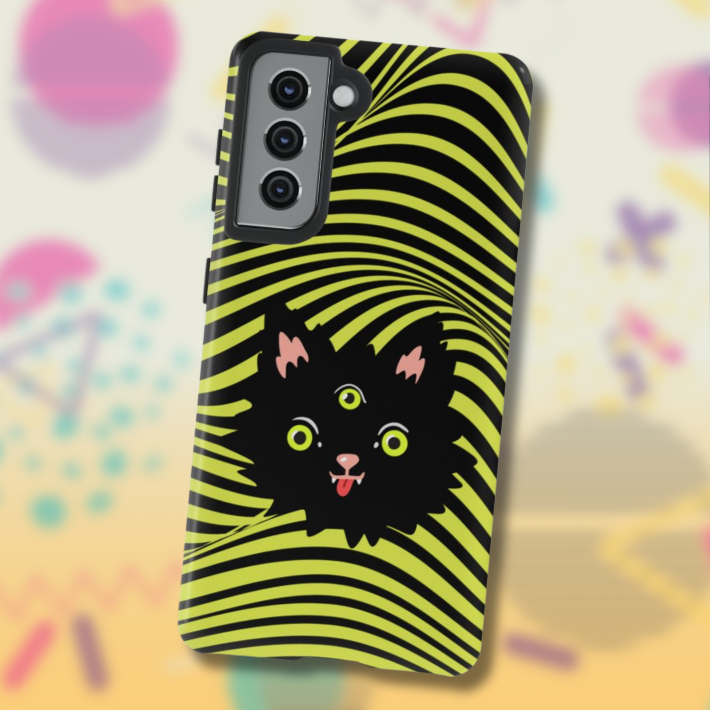 Trippy Cat Phone Case