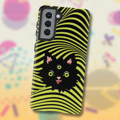 Trippy Cat Phone Case