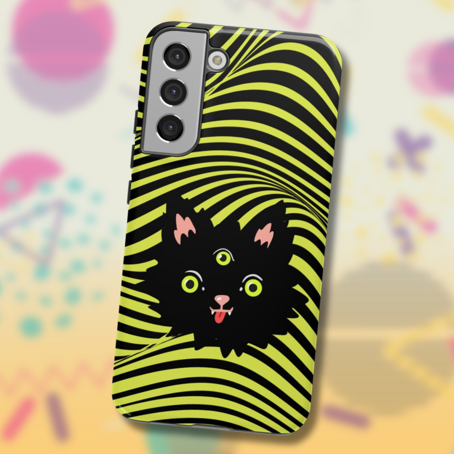 Trippy Cat Phone Case