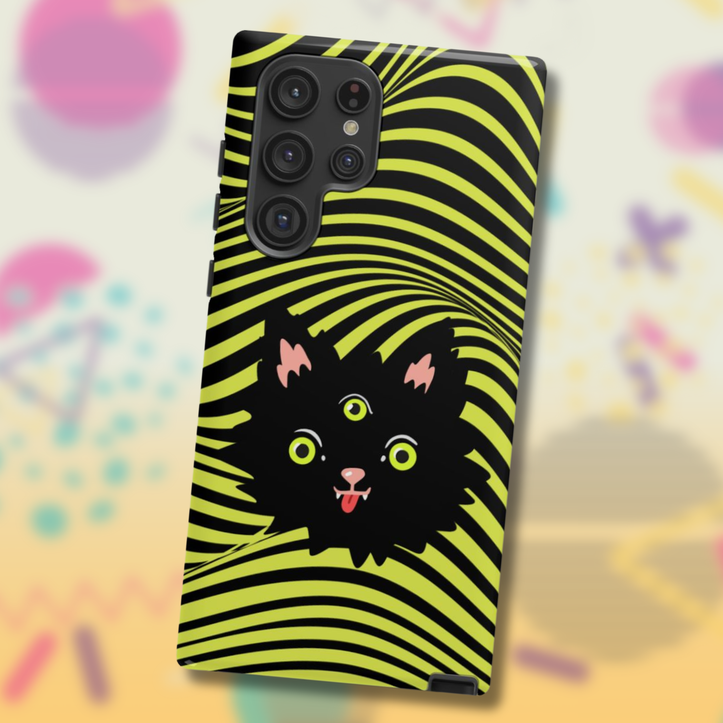 Trippy Cat Phone Case