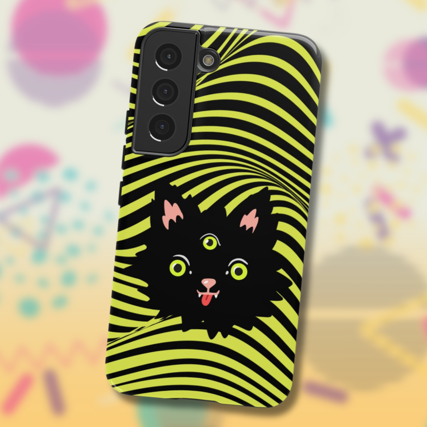 Trippy Cat Phone Case