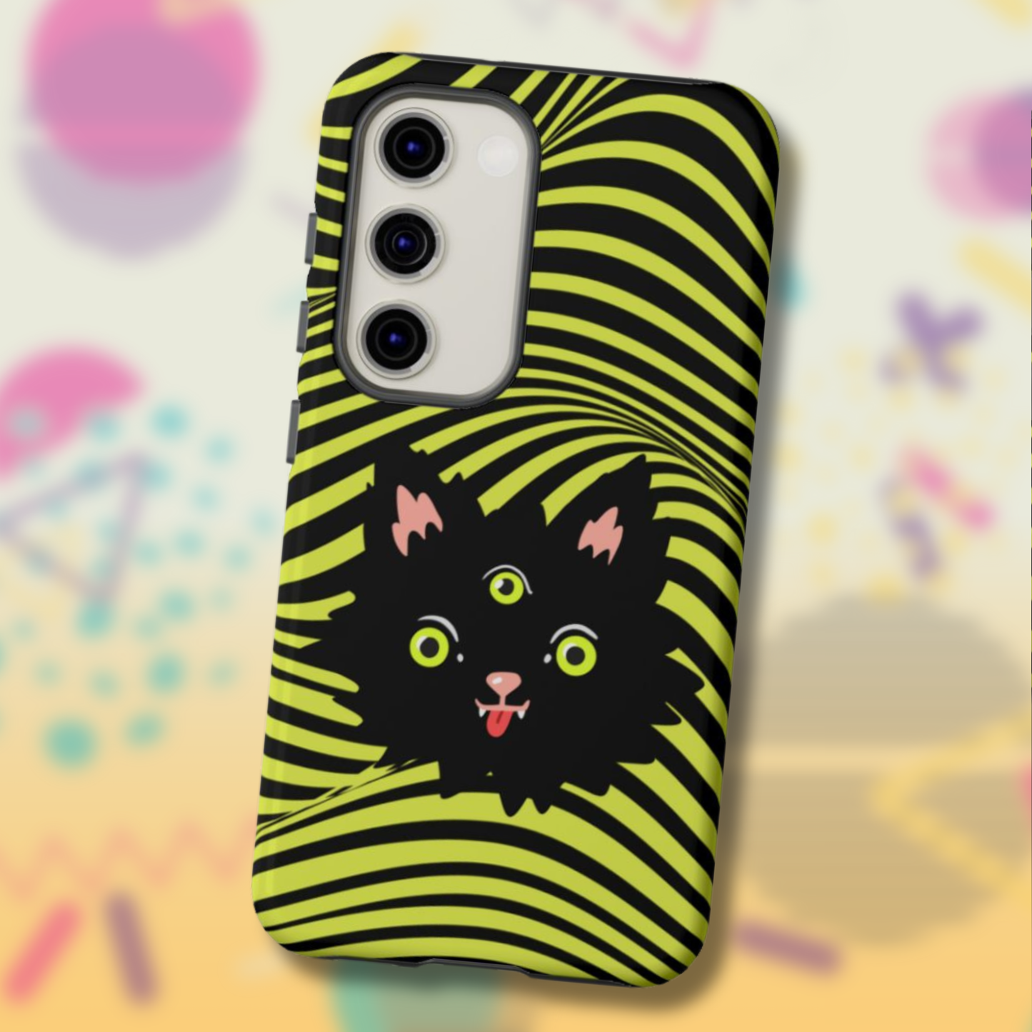 Trippy Cat Phone Case