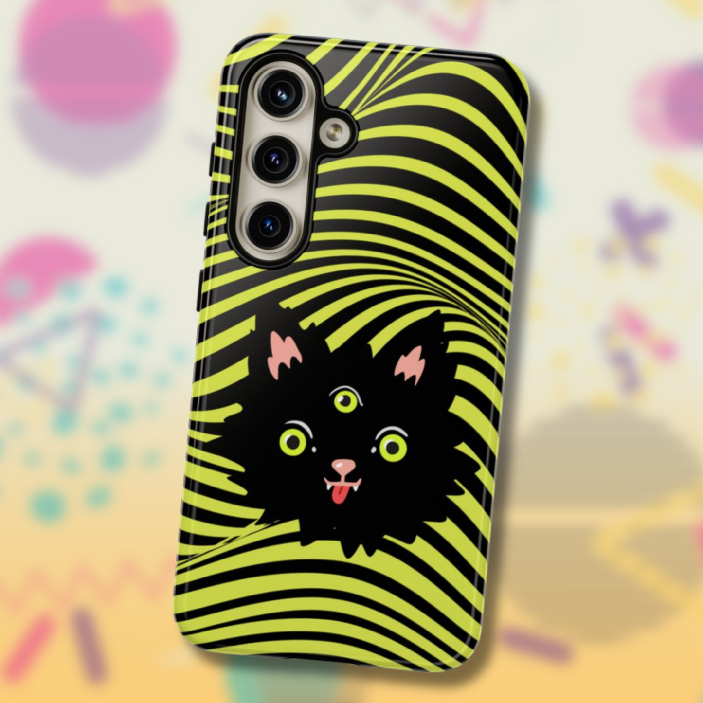 Trippy Cat Phone Case