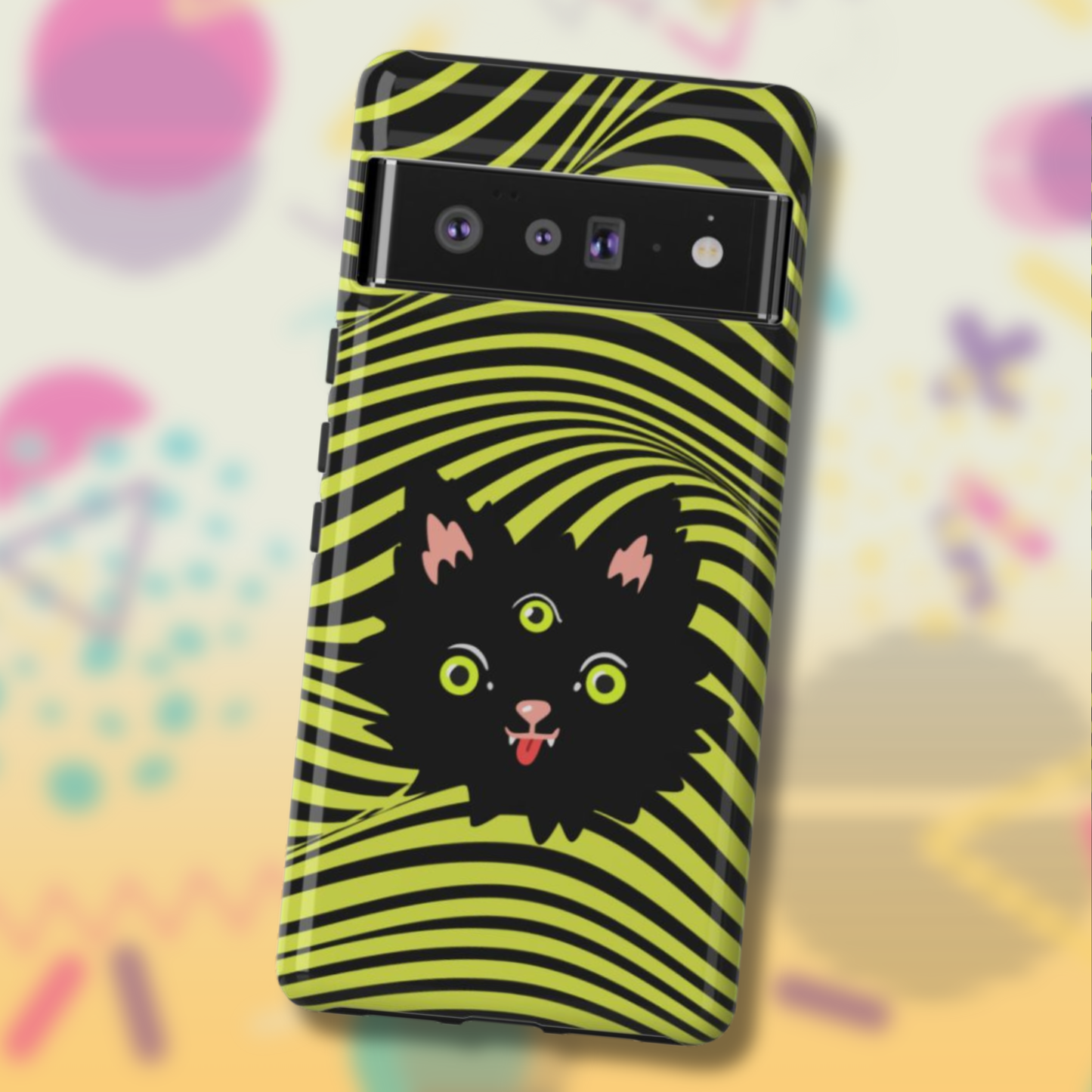 Trippy Cat Phone Case