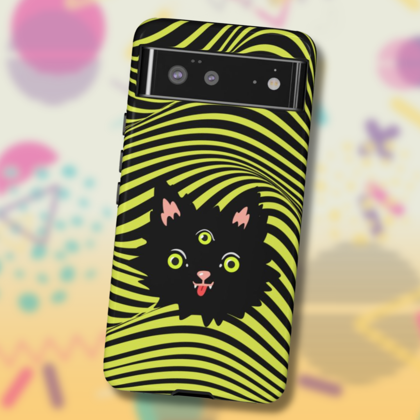 Trippy Cat Phone Case