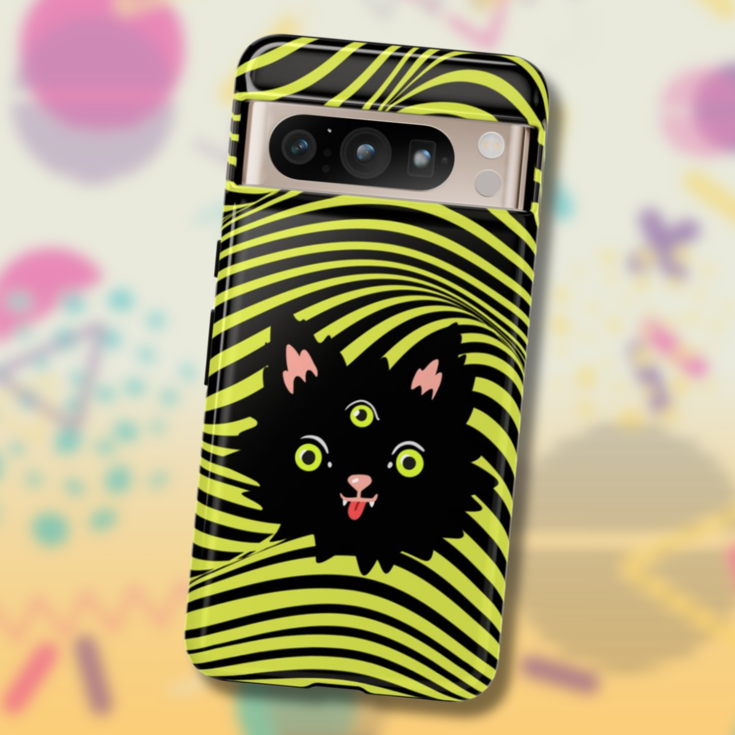 Trippy Cat Phone Case