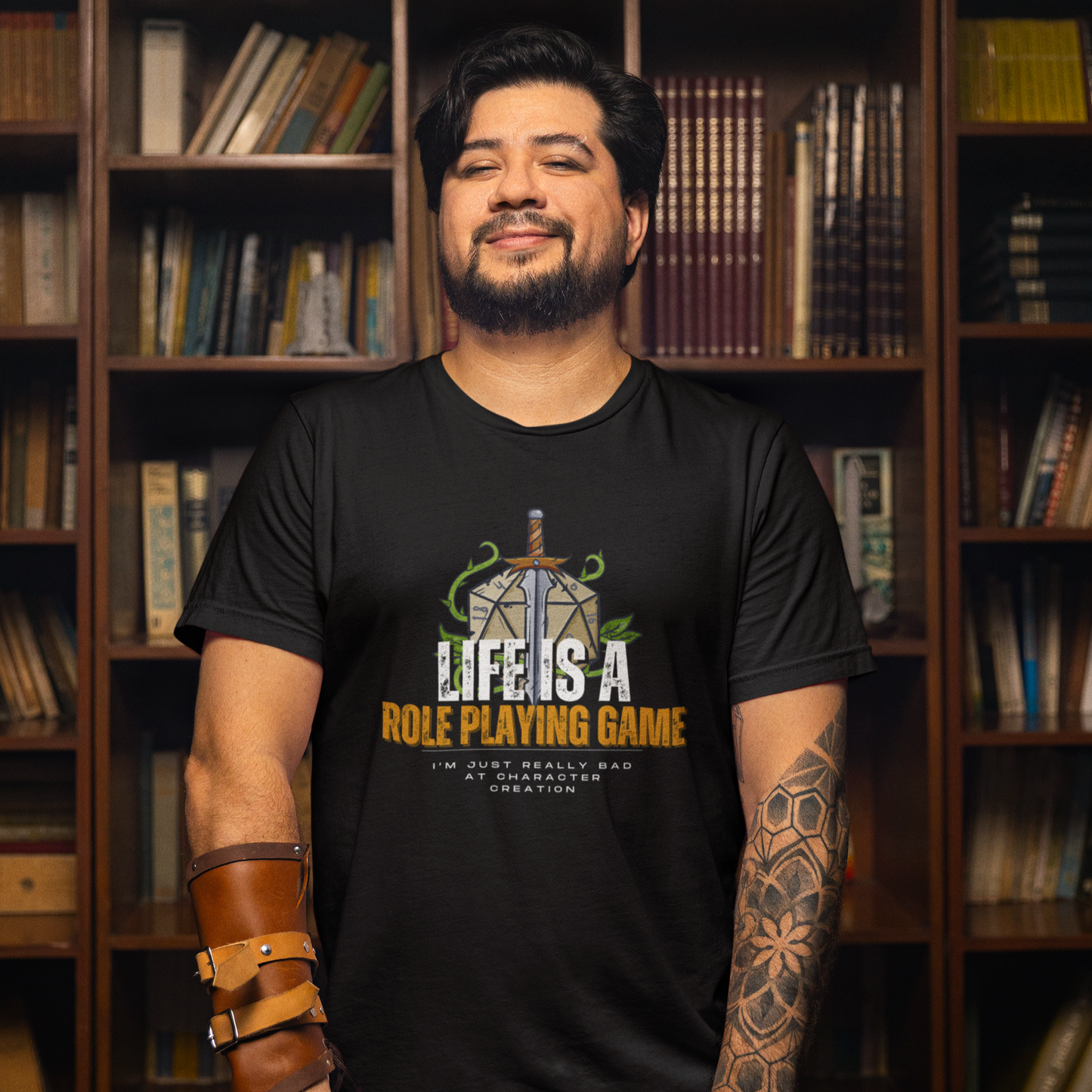 Life Is A Roleplaying Game I'm Just Really Bad At Character Creation Tee