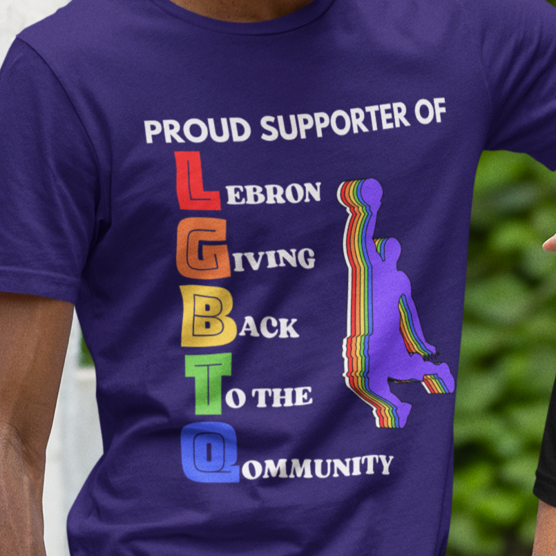Lebron Giving Back To the Qommunity Tee