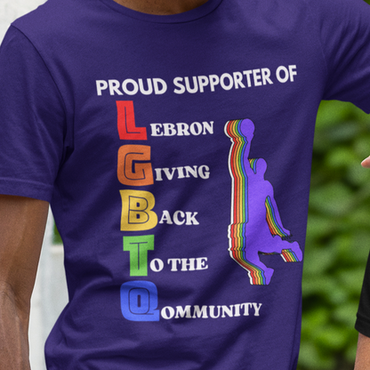 Lebron Giving Back To the Qommunity Tee