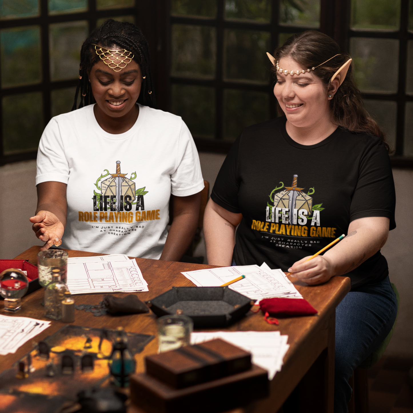 Life Is A Roleplaying Game I'm Just Really Bad At Character Creation Tee