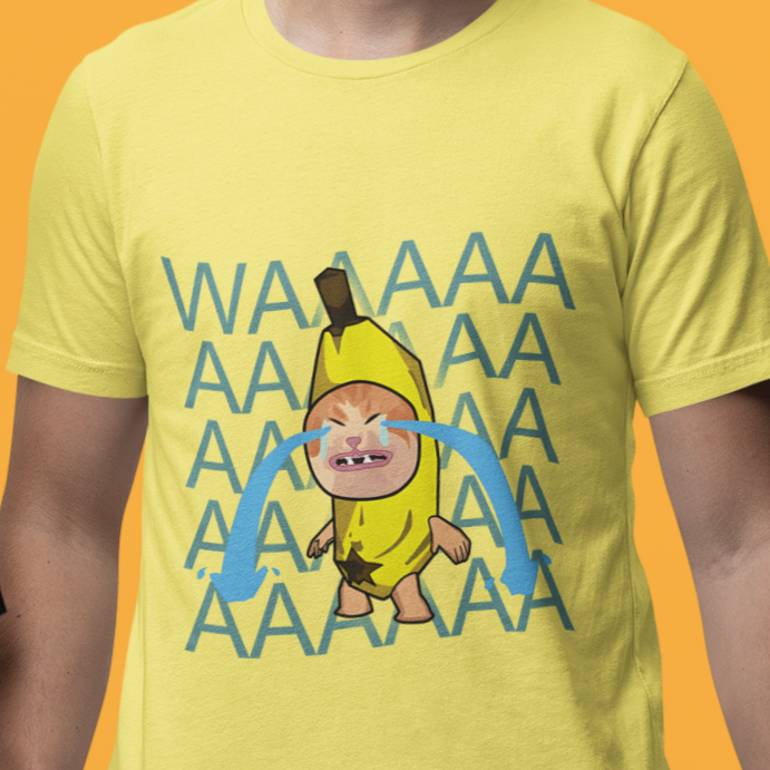 Sad Banana Cat Tee