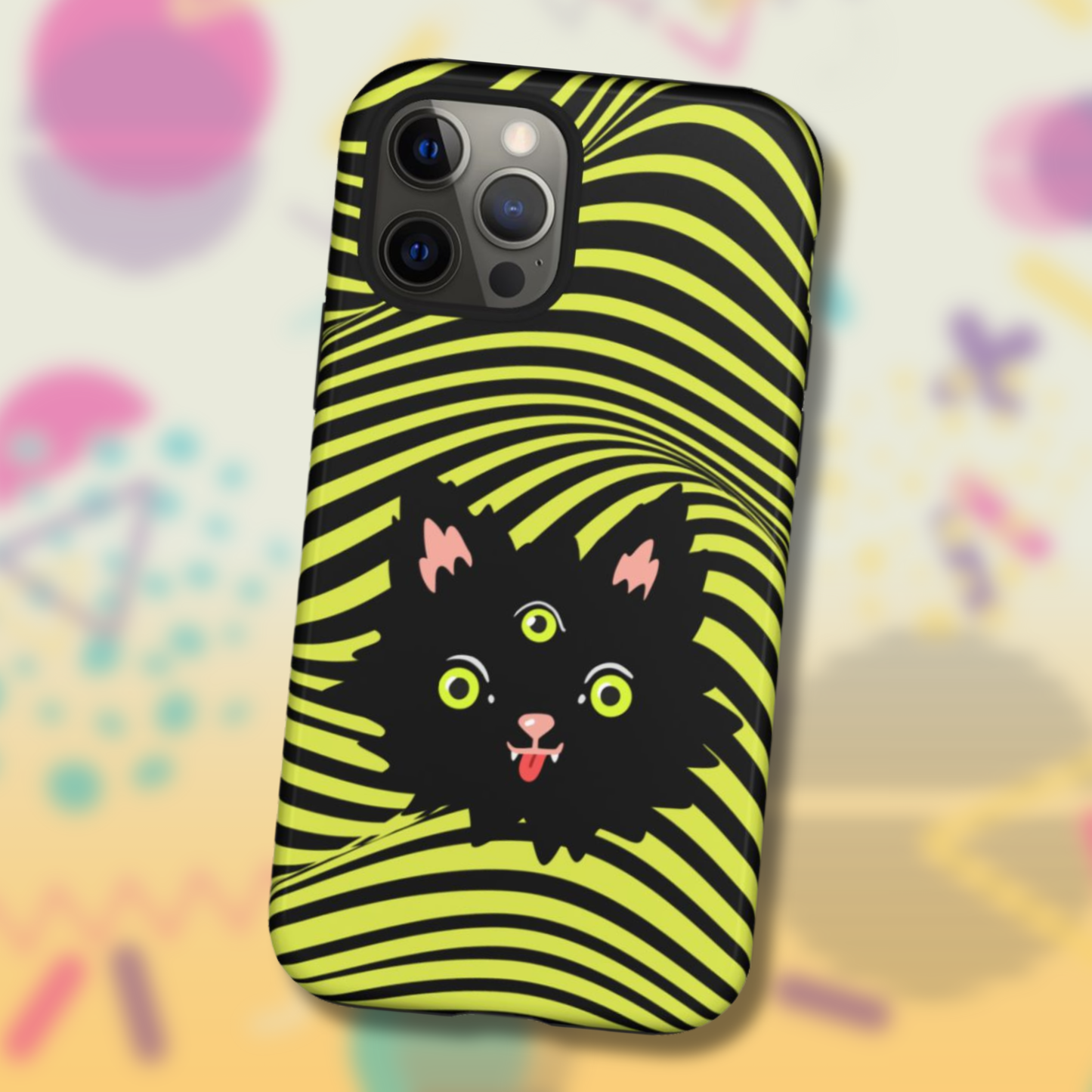 Trippy Cat Phone Case