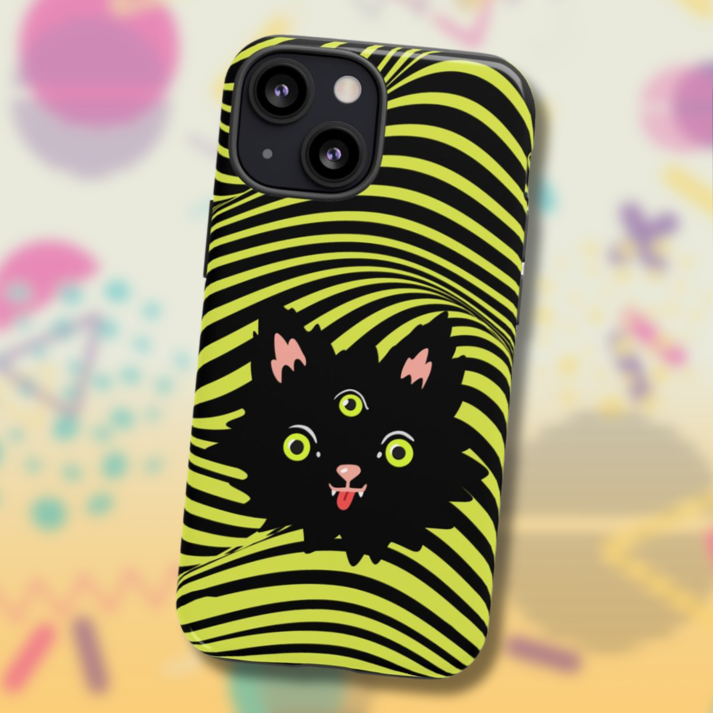 Trippy Cat Phone Case