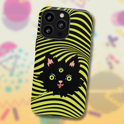 Trippy Cat Phone Case