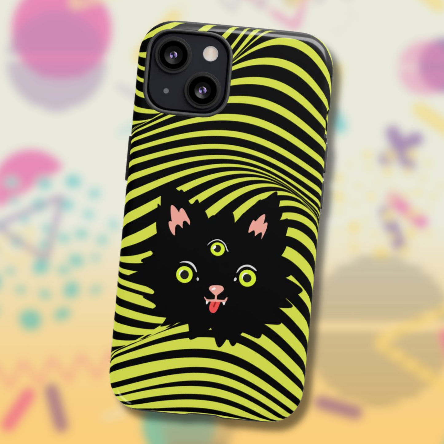 Trippy Cat Phone Case