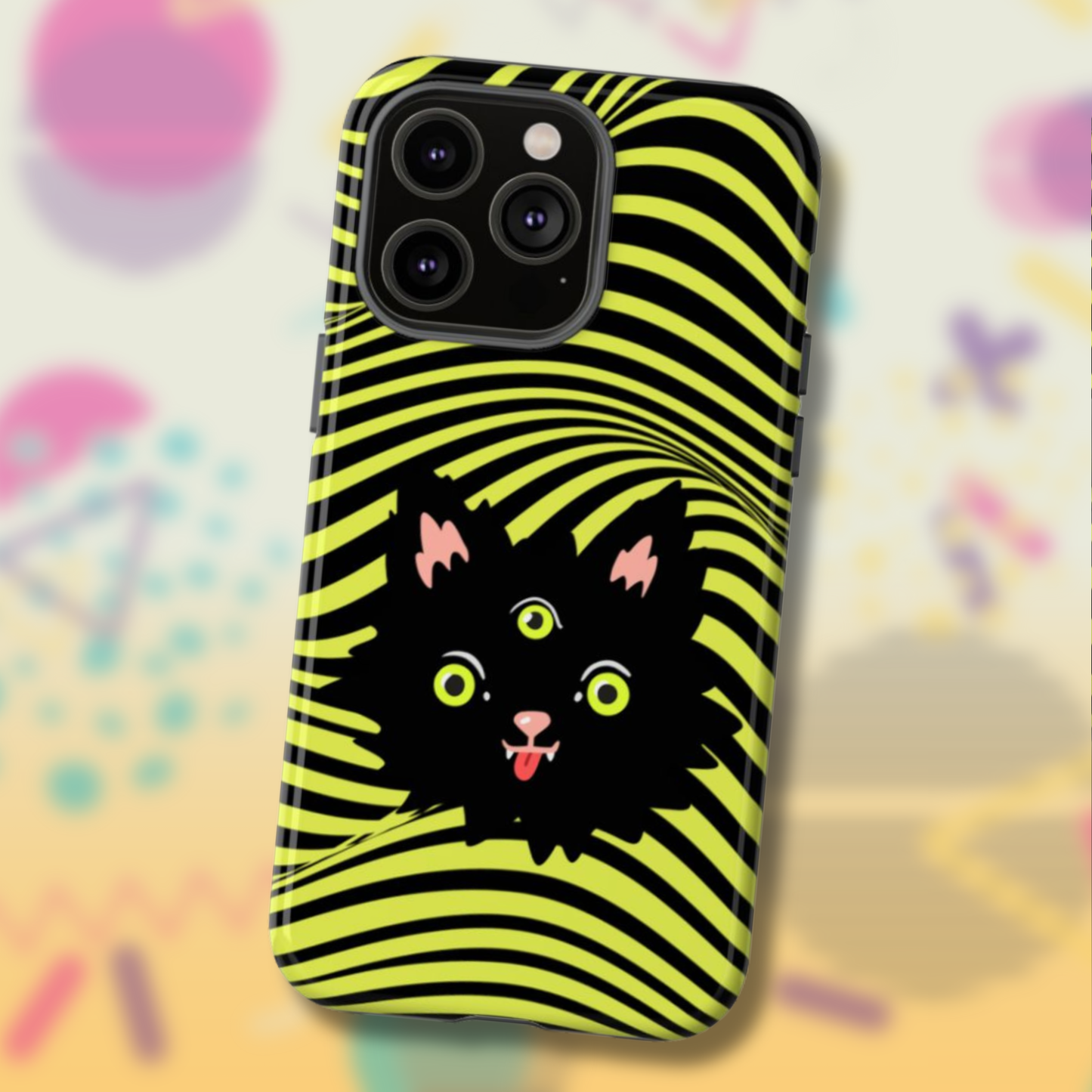 Trippy Cat Phone Case