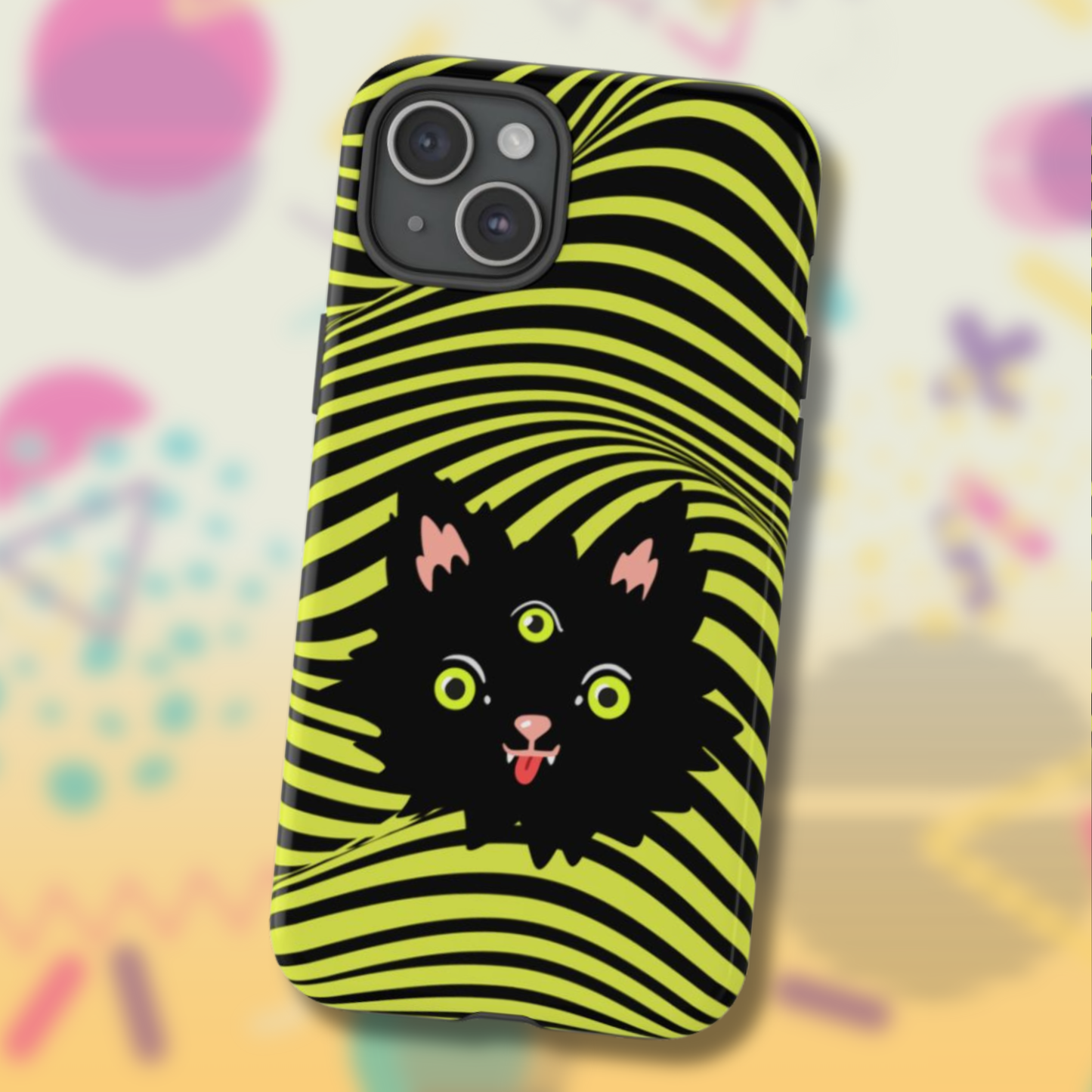 Trippy Cat Phone Case