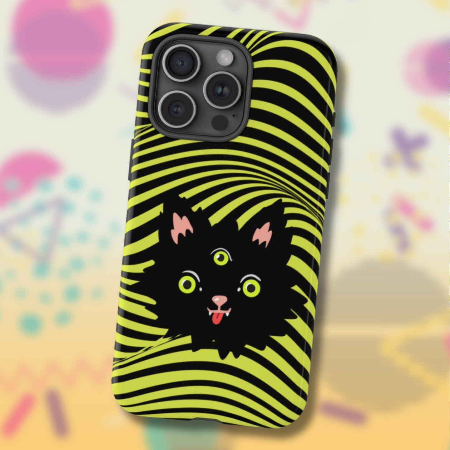 Trippy Cat Phone Case