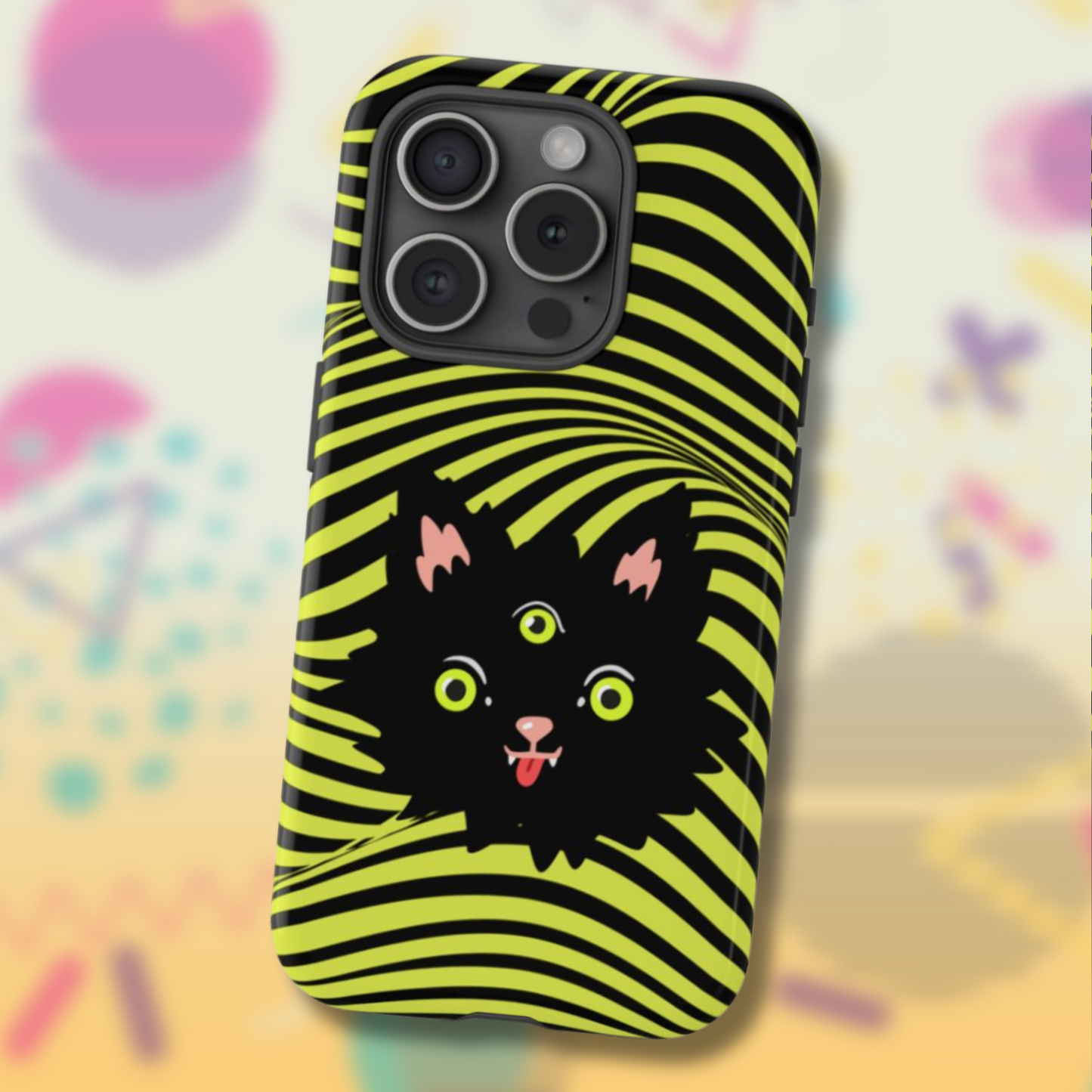 Trippy Cat Phone Case