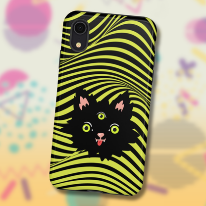Trippy Cat Phone Case