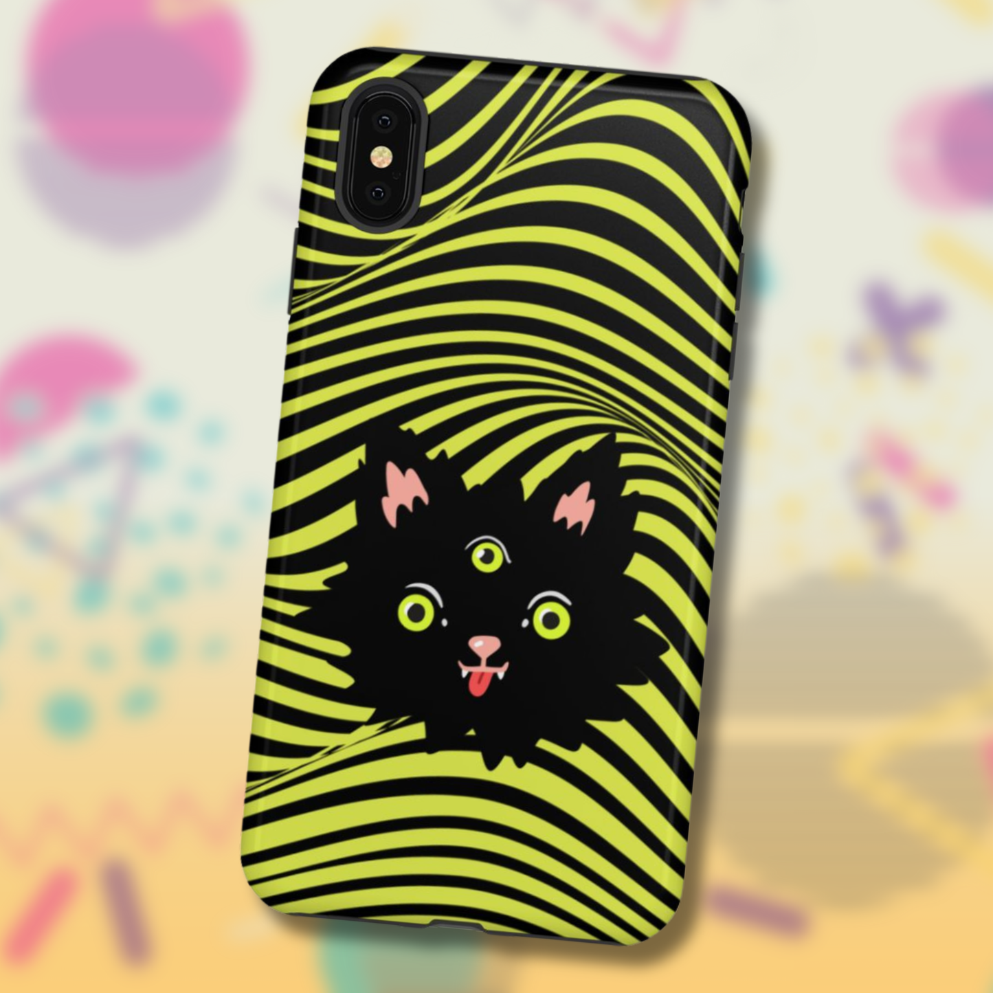 Trippy Cat Phone Case