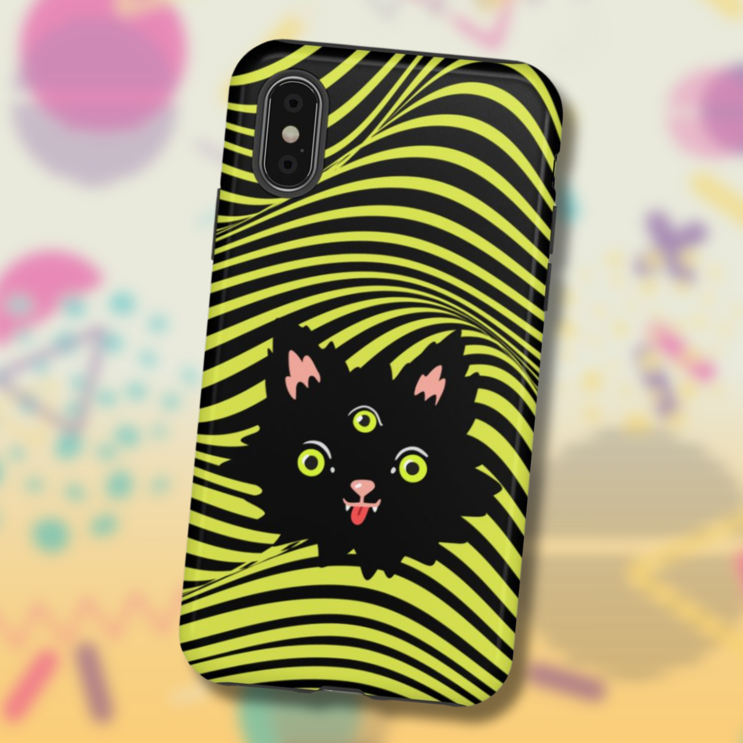 Trippy Cat Phone Case