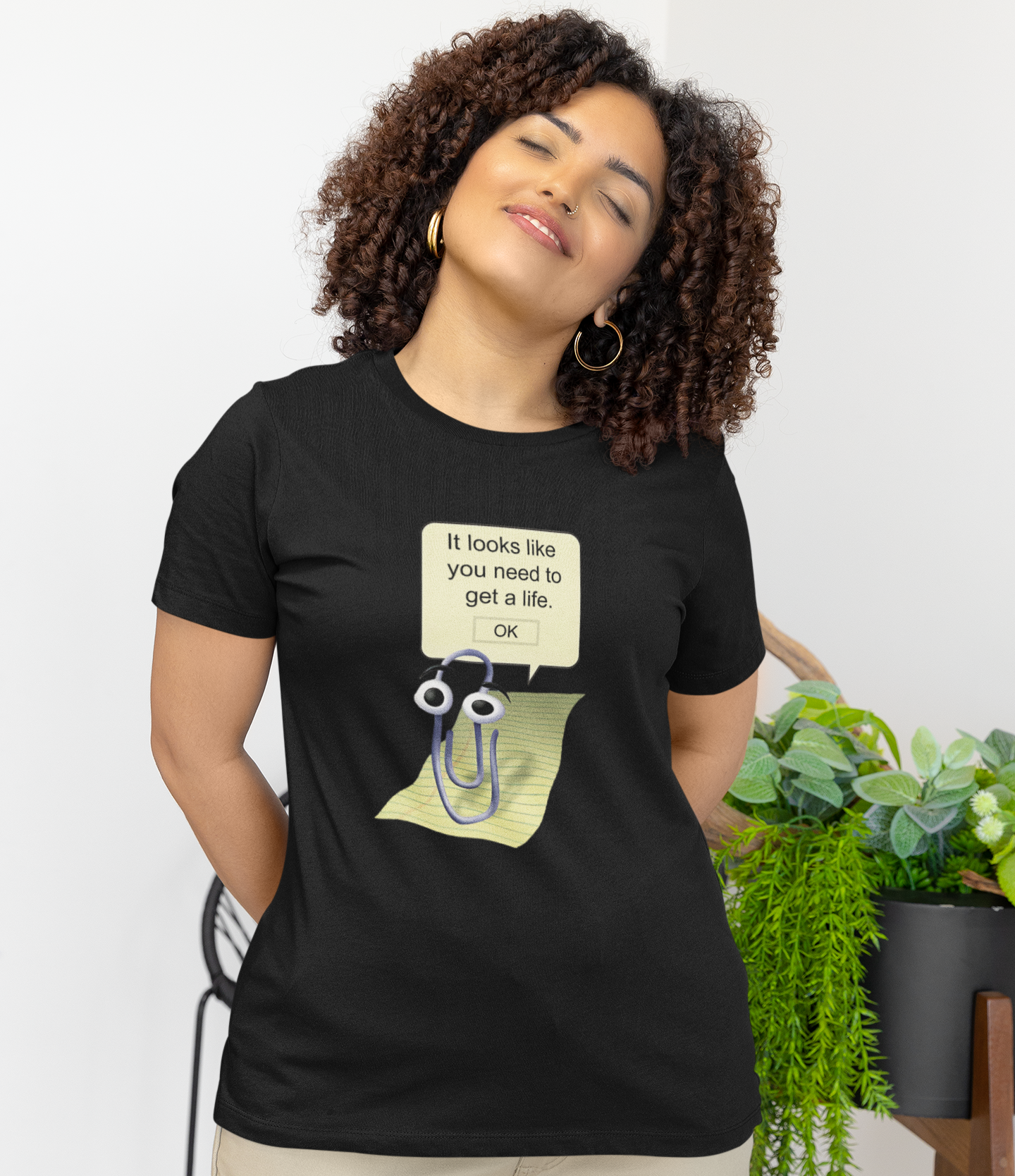 Looks like You Need to Get a Life Paper Clip Tee