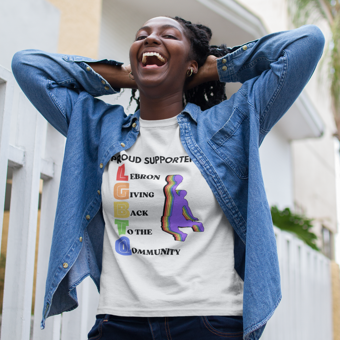 Lebron Giving Back To the Qommunity Tee