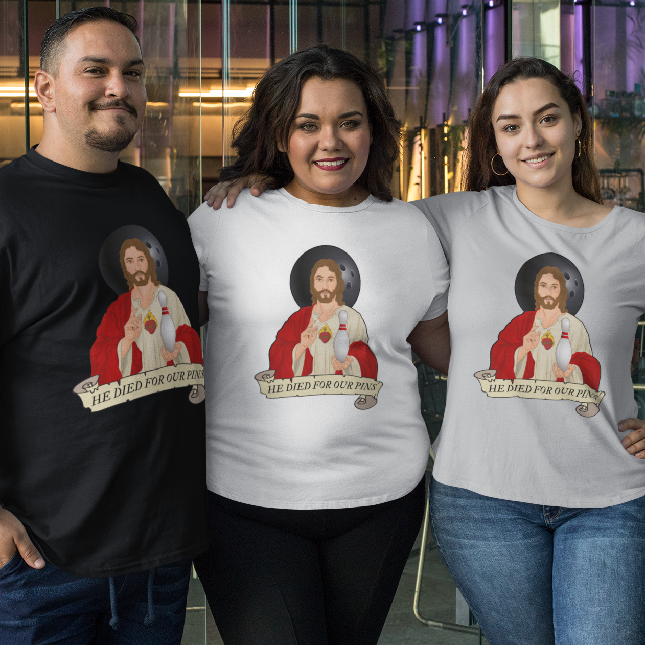 He Died For Our Pins Tee