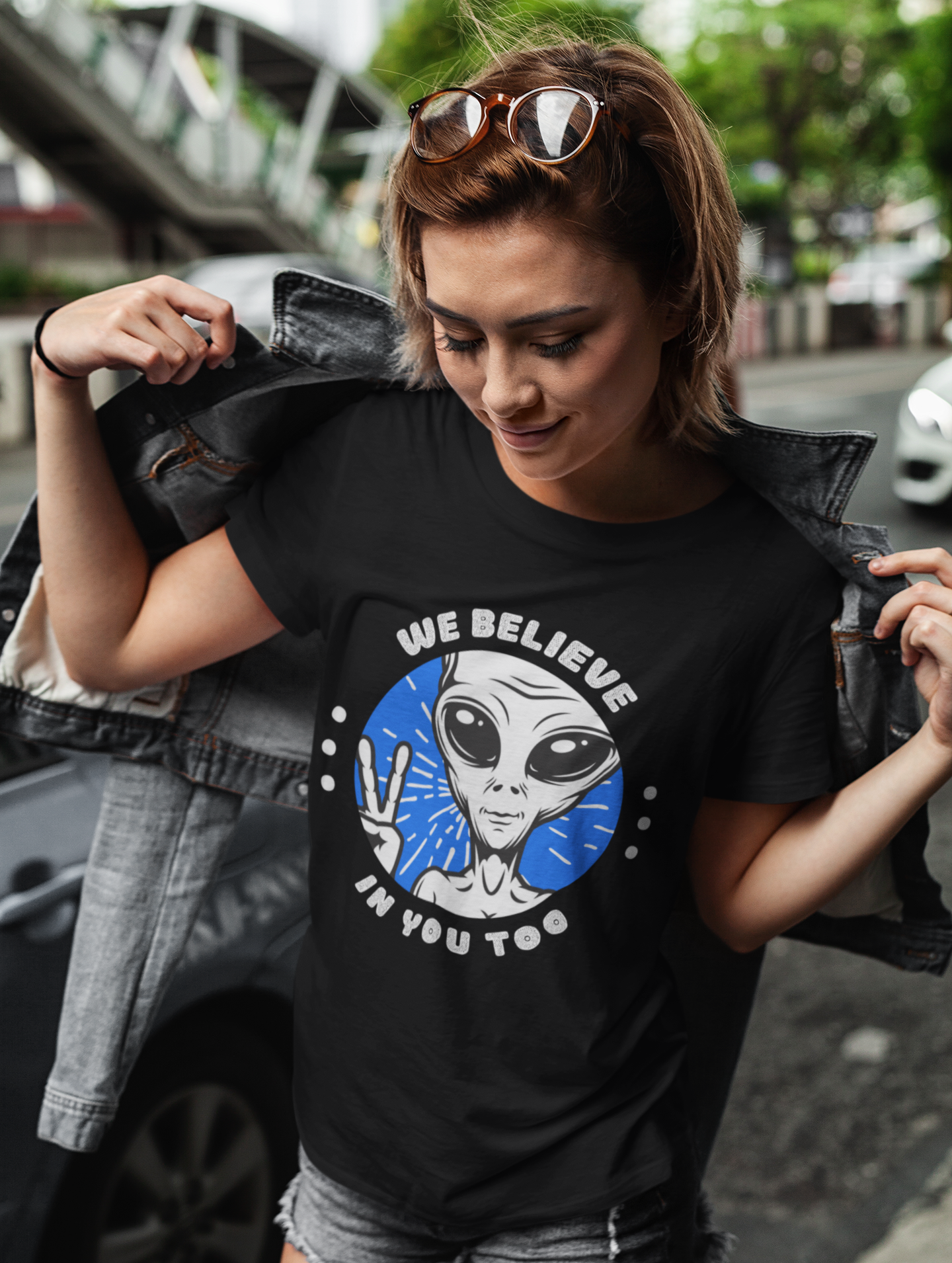 We Believe in You Too Alien Tee