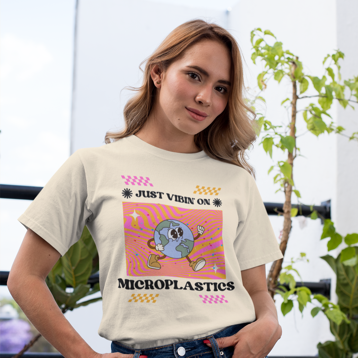 Vibin' on Microplastics Tee